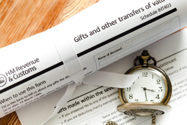 Document - tax of gifts and other transports of value