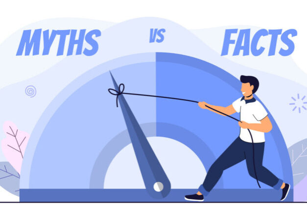 Myths vs facts Vector illustration on white background Thin line speech bubbles with facts and myths Speech bubble icons Concept of thorough fact-checking or easy compare evidence Flat cartoon style Myths vs facts vector illustration on white background thin line speech bubbles with facts and myths speech bubble icons concept of thorough fact-checking or easy compare evidence flat cartoon style